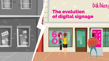 evolution of digital signage